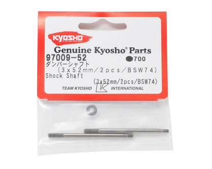 Kyosho 3x52mm Shock Shaft (2)