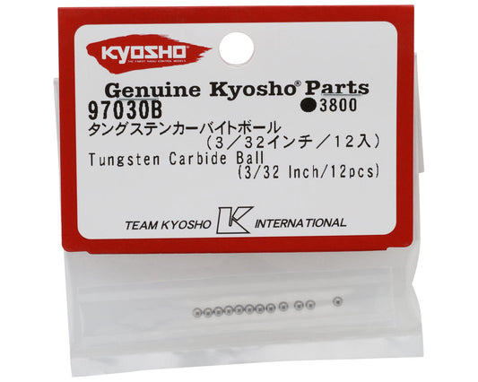Kyosho 3/32" Tungsten Carbide Differential Ball (12)