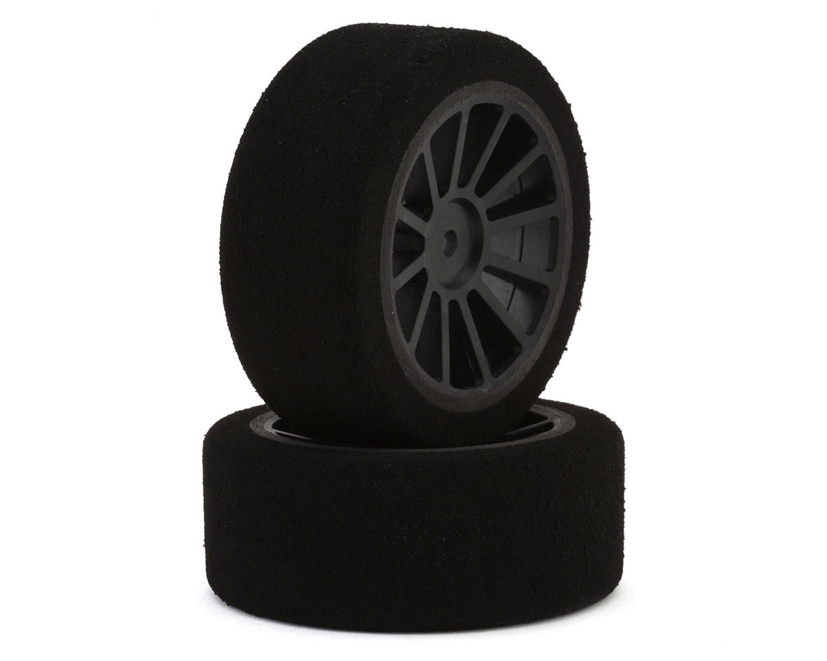 Kyosho Avantie 1/10 On Road Touring Car Front Foam Tires (Black) (2) (C3 - Hard)