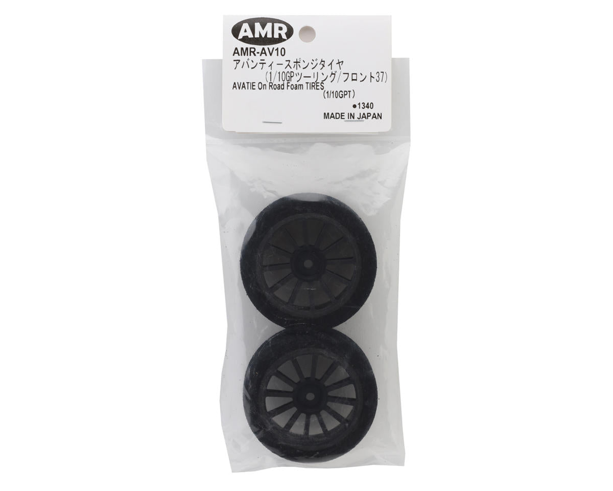 Kyosho Avantie 1/10 On Road Touring Car Front Foam Tires (Black) (2) (C5 - Soft)