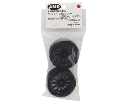Kyosho Avantie 1/10 On Road Touring Car Rear Foam Tires (Black) (2) (35 Shore)