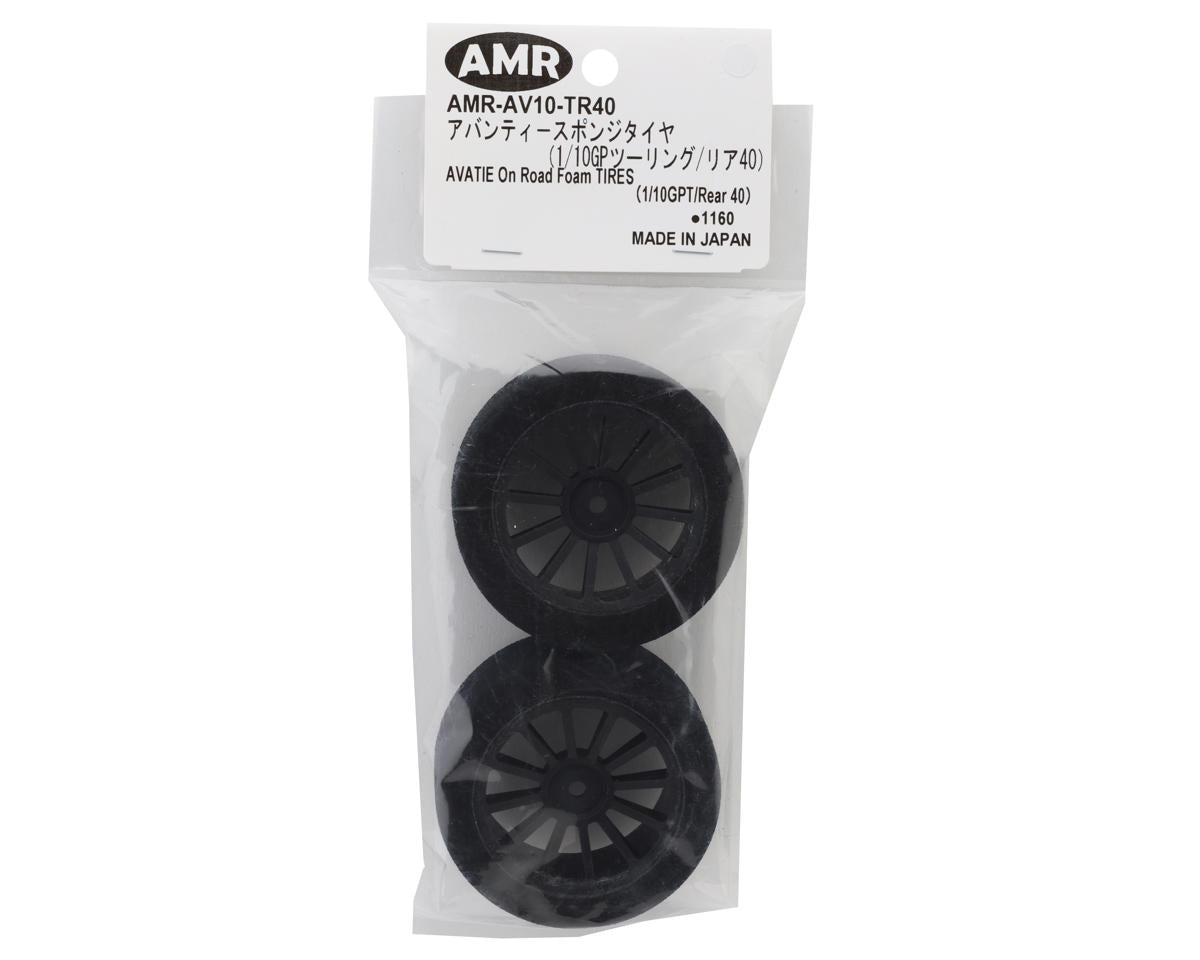 Kyosho Avantie 1/10 On Road Touring Car Rear Foam Tires (Black) (2) (40 Shore)