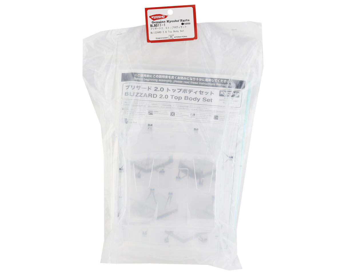 Kyosho Blizzard 2.0 Top Body Set (Clear)