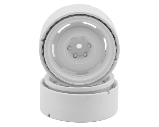 Kyosho KC10 Composite 1.9" 6-Slots Dish Bead-lock Wheels (White) (2)