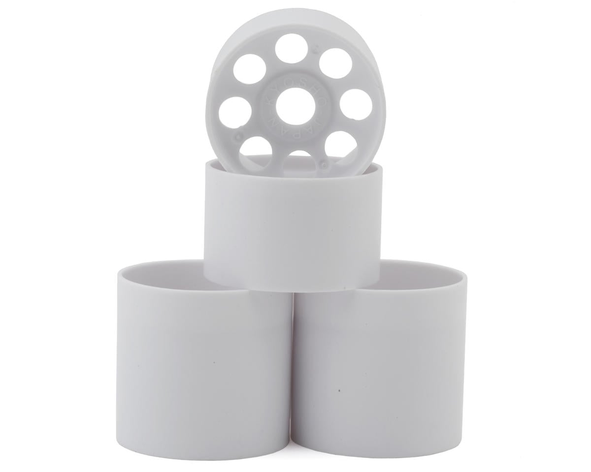 Kyosho Fantom Front & Rear Wheels (White) (4)