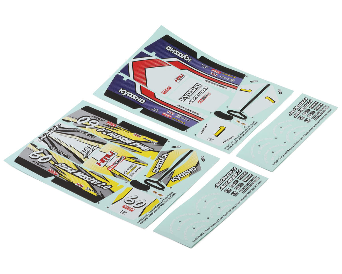 Kyosho Sand Master 2.0 Body Set w/Mounts (White)