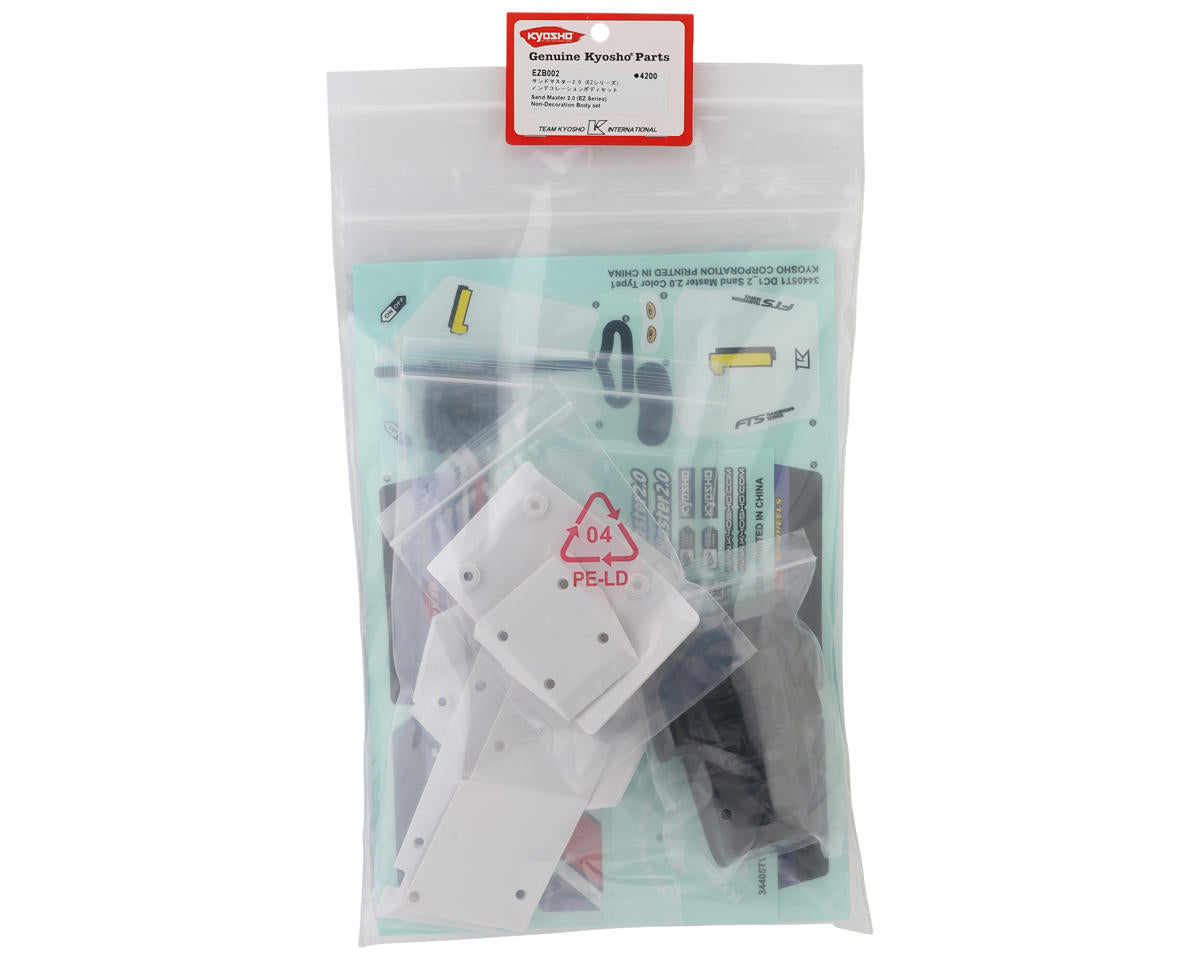 Kyosho Sand Master 2.0 Body Set w/Mounts (White)