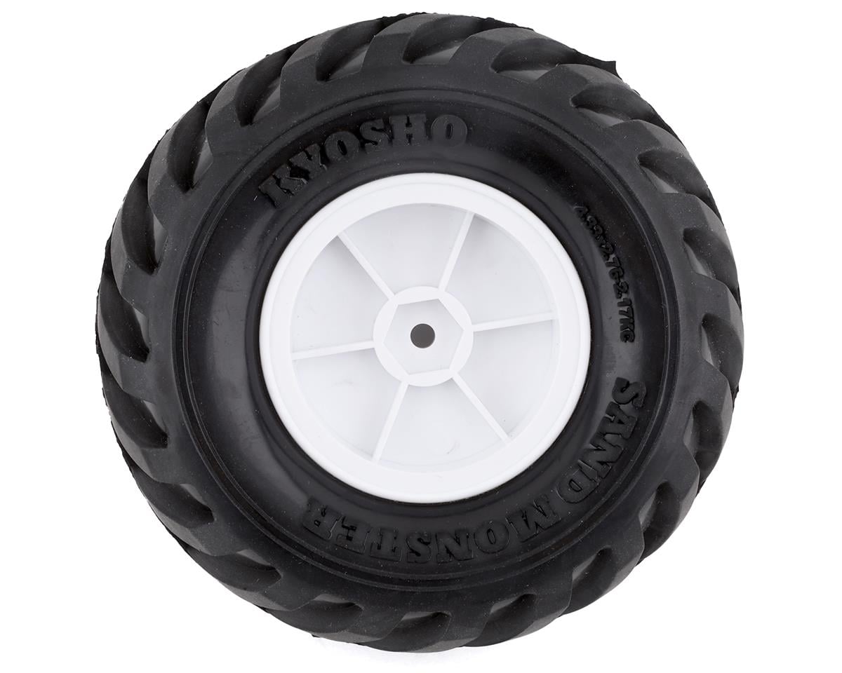 Kyosho Sand Monster Pre-Mounted Monster Truck Tires (Soft) (2) w/12mm Hex