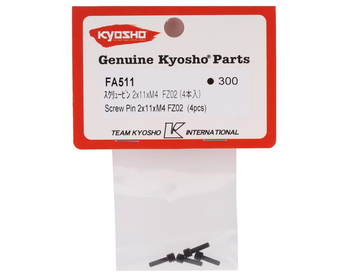 Kyosho 2x11x4mm Screw Pin (4)