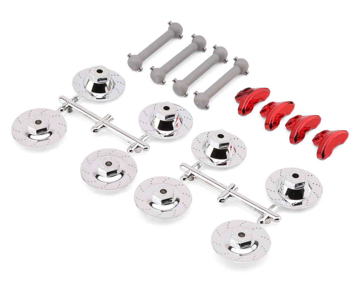 Kyosho Fazer Mk2 FZ02 Dogbones & Scale Brake Disc Caliber Hubs Set