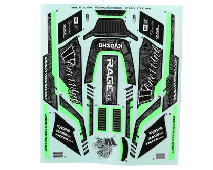 Kyosho Rage 2.0 Body Set (Clear)