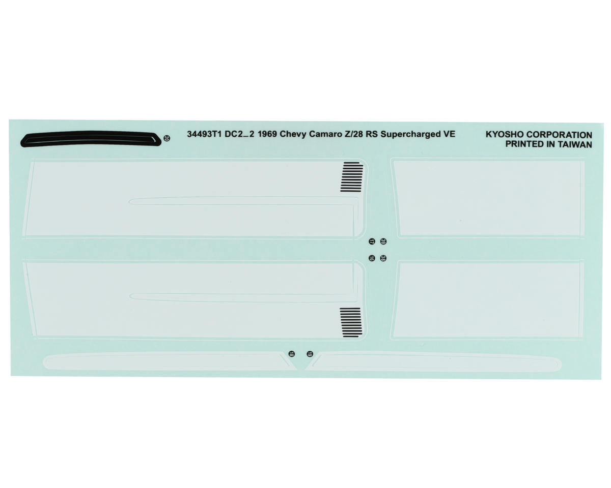 Kyosho 1969 Chevy Camaro Z/28 Body Set (Clear)
