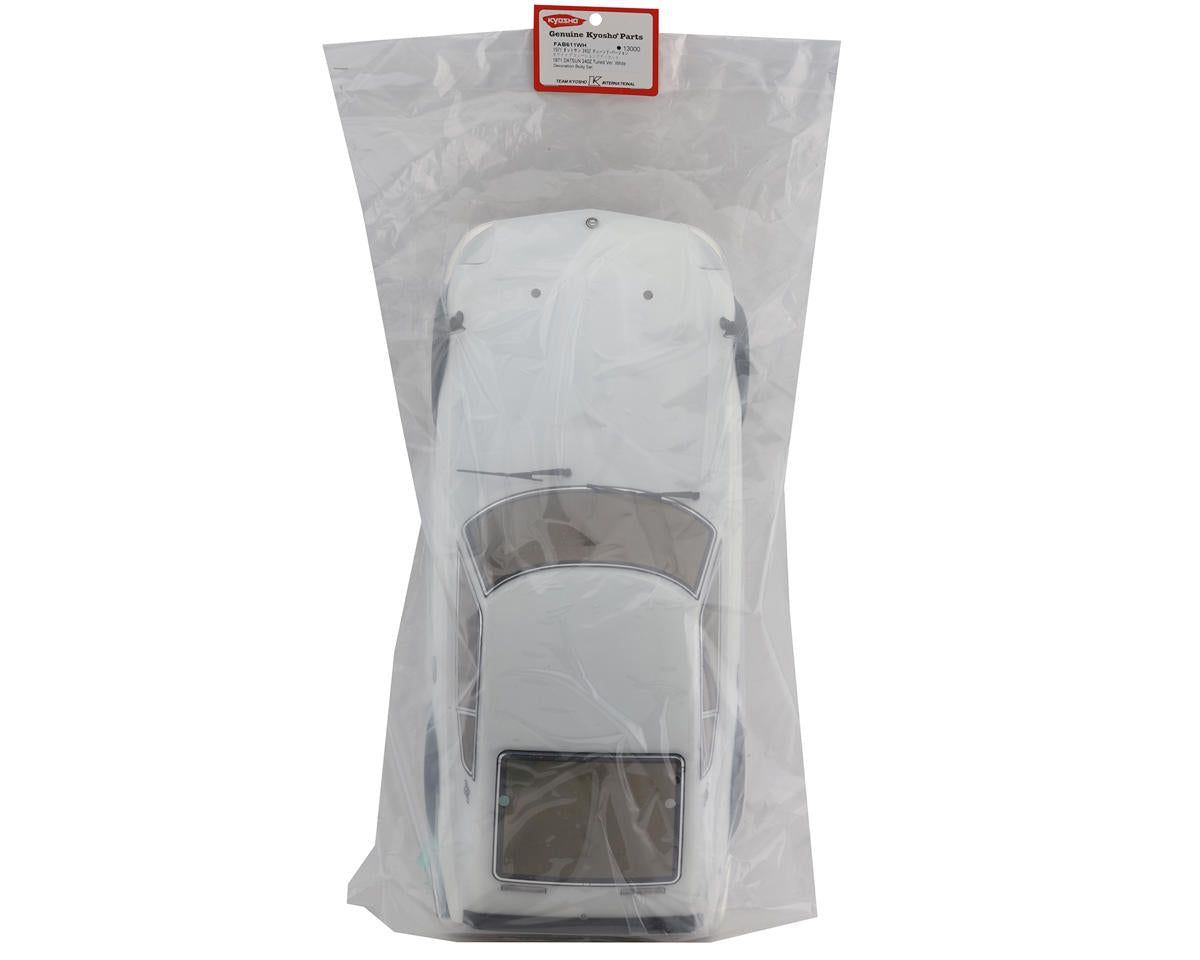 Kyosho Fazer Mk2 FZ02 71 Datsun 240Z Pre-Painted Body Set (White)