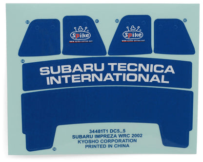 Kyosho Fazer Mk2 2002 Subaru Impreza WRC 2002 Body Set (Clear)