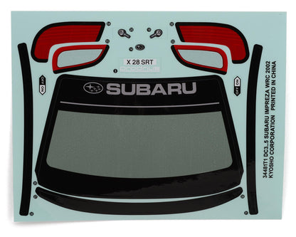 Kyosho Fazer Mk2 2002 Subaru Impreza WRC 2002 Body Set (Clear)