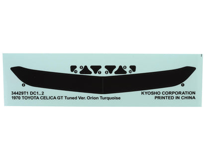 Kyosho Fazer FZ02 1/10 '70 Toyota Celica GT Tuned Ver. On-Road Body Set