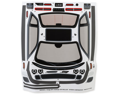Kyosho Fazer Mk2 FZ02L 1/10 Dodge Challenger Hellcat Body Set (Clear)