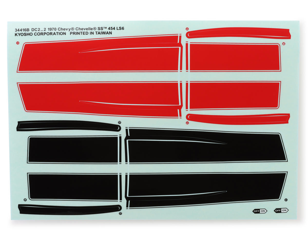 Kyosho Fazer Mk2 FZ02L 1/10 Chevy® Chevelle® SS™ 454 LS6 Body Set