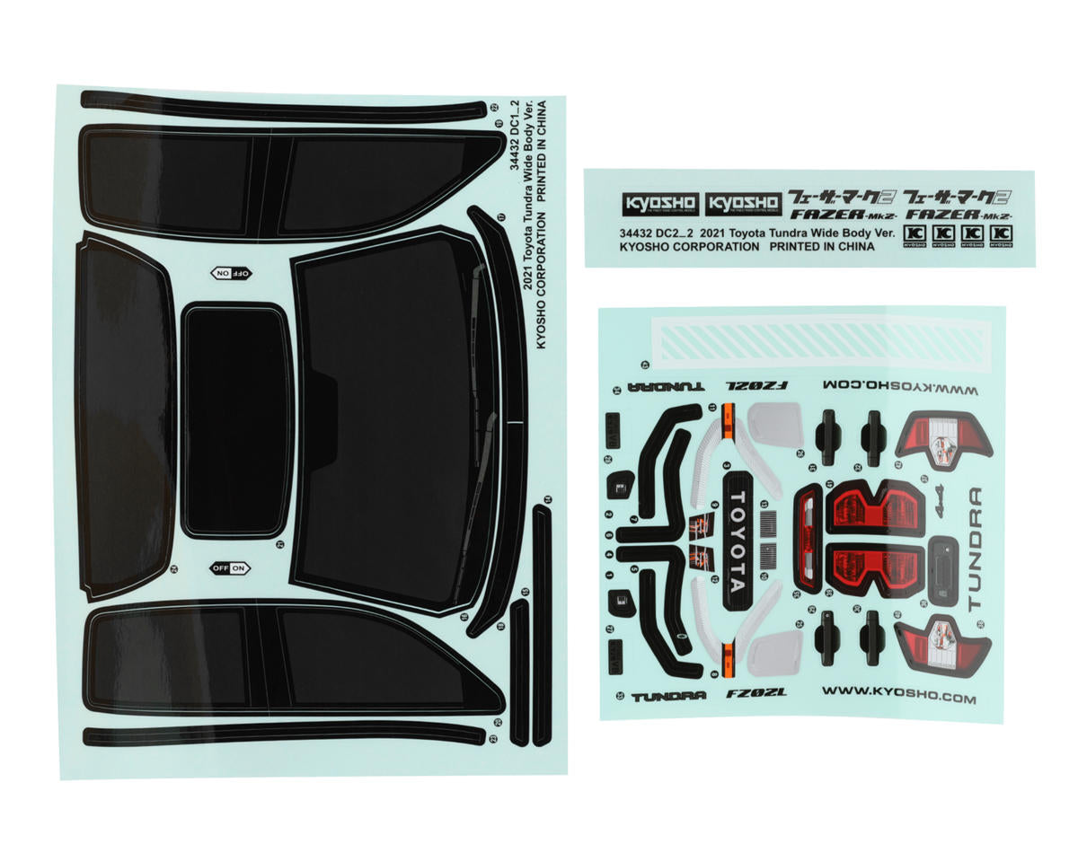 Kyosho 2021 Toyota Tundra Wide Body (Clear)