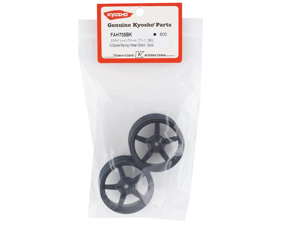Kyosho Fazer 5-Spoke Racing Wheel (Black) (2)