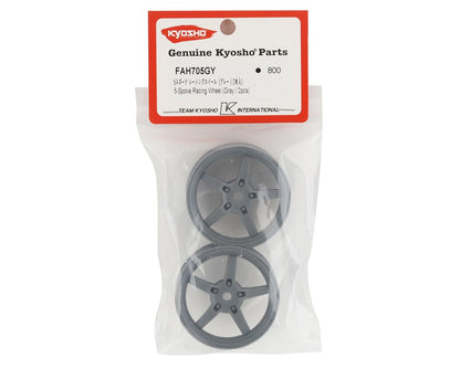 Kyosho Fazer 5-Spoke Racing Wheel (Grey) (2)