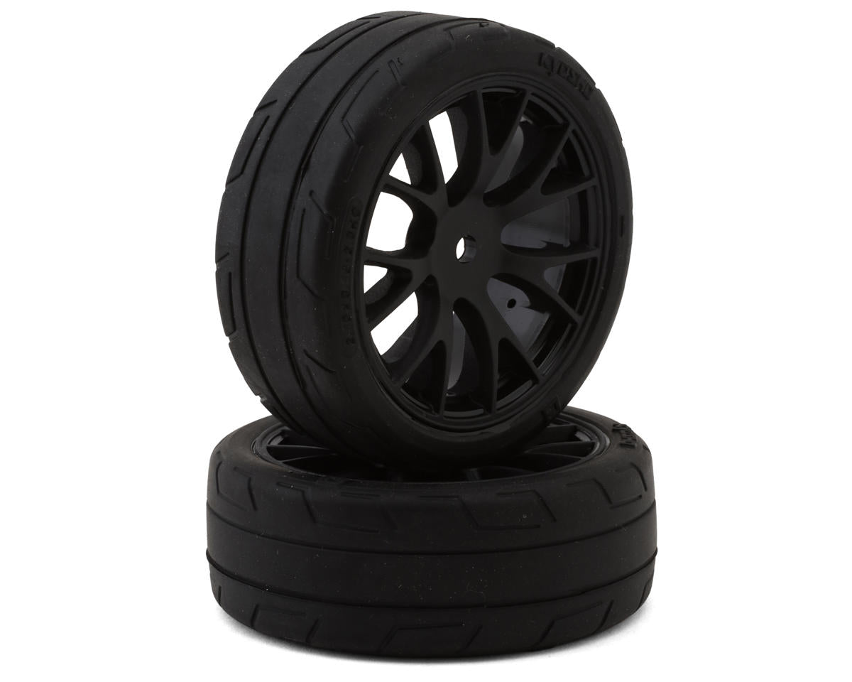 Kyosho Fazer Mk2 Pre-Mounted TC Tires (M) (2)