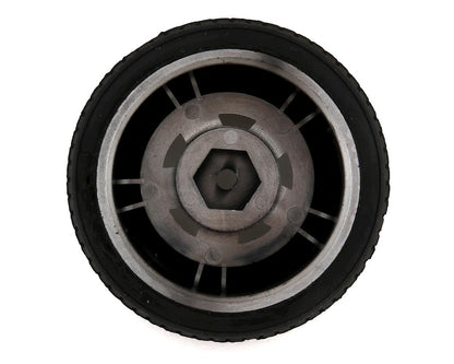 Kyosho Fazer Pre-Mounted Vintage Sedan Tires (Chrome) (2) (Medium)