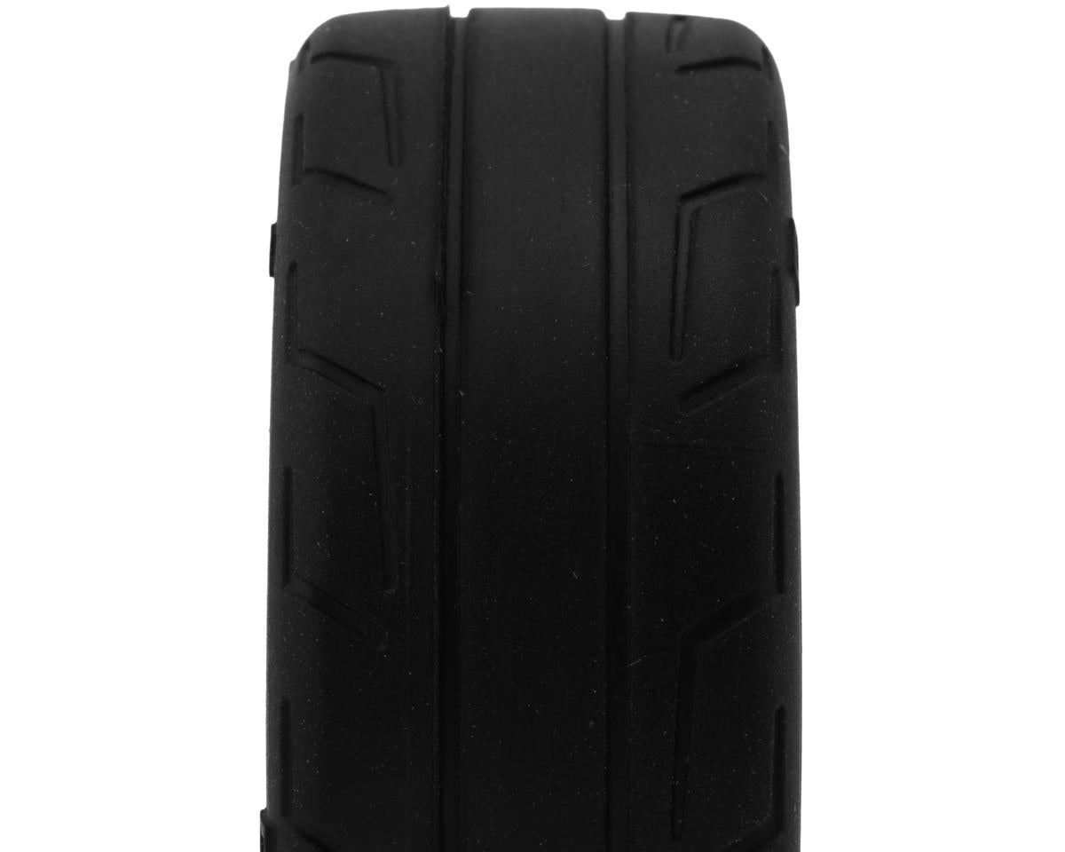 Kyosho Fazer Pre-Mounted TC Tires w/5-Spoke Racing Wheels (Black) (2)