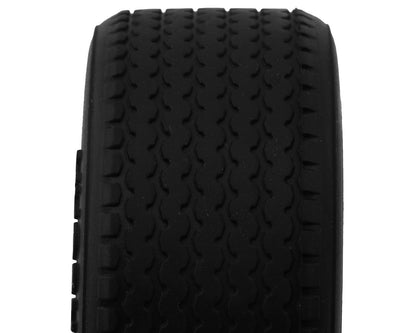 Kyosho Fazer FZ02 Pre-Mounted Vintage TC Tire w/8-Spoke Racing Wheel (Black) (2)