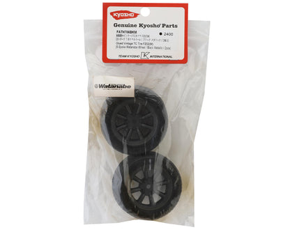Kyosho Fazer FZ02 Pre-Mounted Vintage TC Tire w/8-Spoke Racing Wheel (Black) (2)