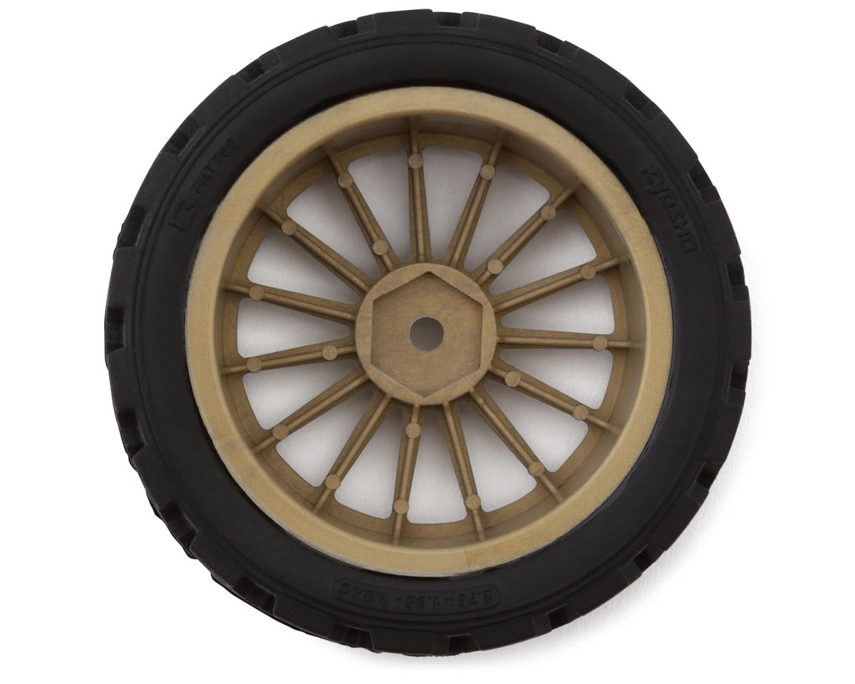 Kyosho Rally Pre-Mounted Tire (2) (Medium)