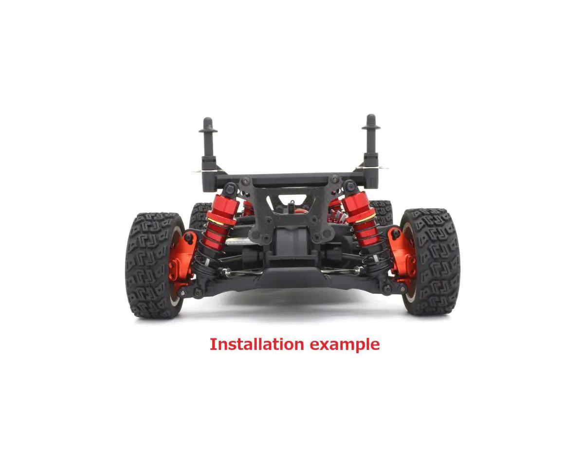 Kyosho Fazer Mk2 Pre-Assembled Aluminum Rally Shock Set (Red)