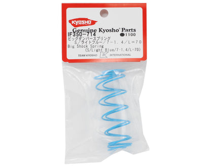 Kyosho 70mm Big Bore Front Shock Spring (Light Blue) (2)