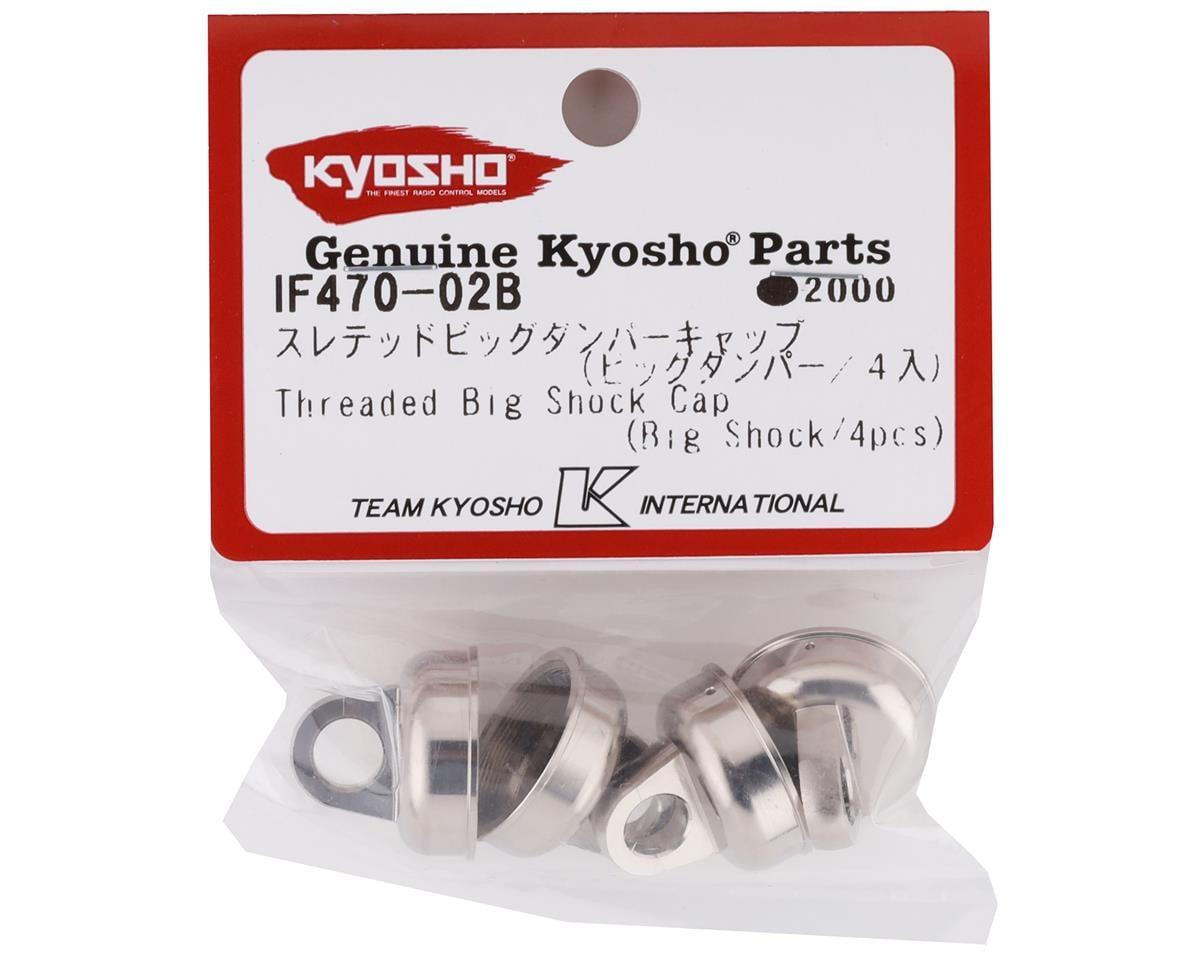 Kyosho MP10 TKI2 Threaded Big Bore Shock Cap Set (4)