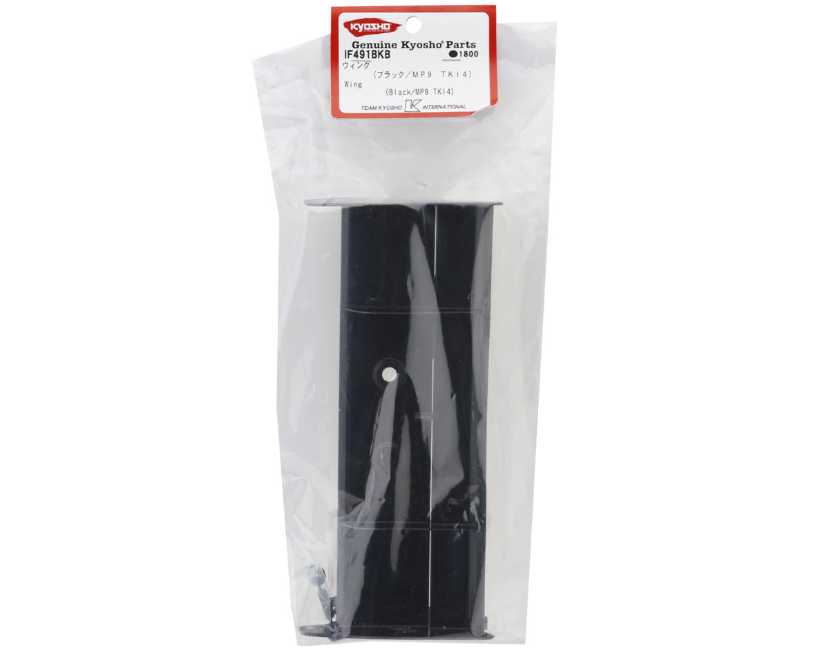 Kyosho MP9 TKI4 1/8 Plastic Wing Set (Black)
