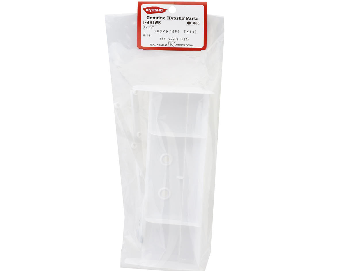 Kyosho MP9 TKI4 1/8 Plastic Wing Set (White)