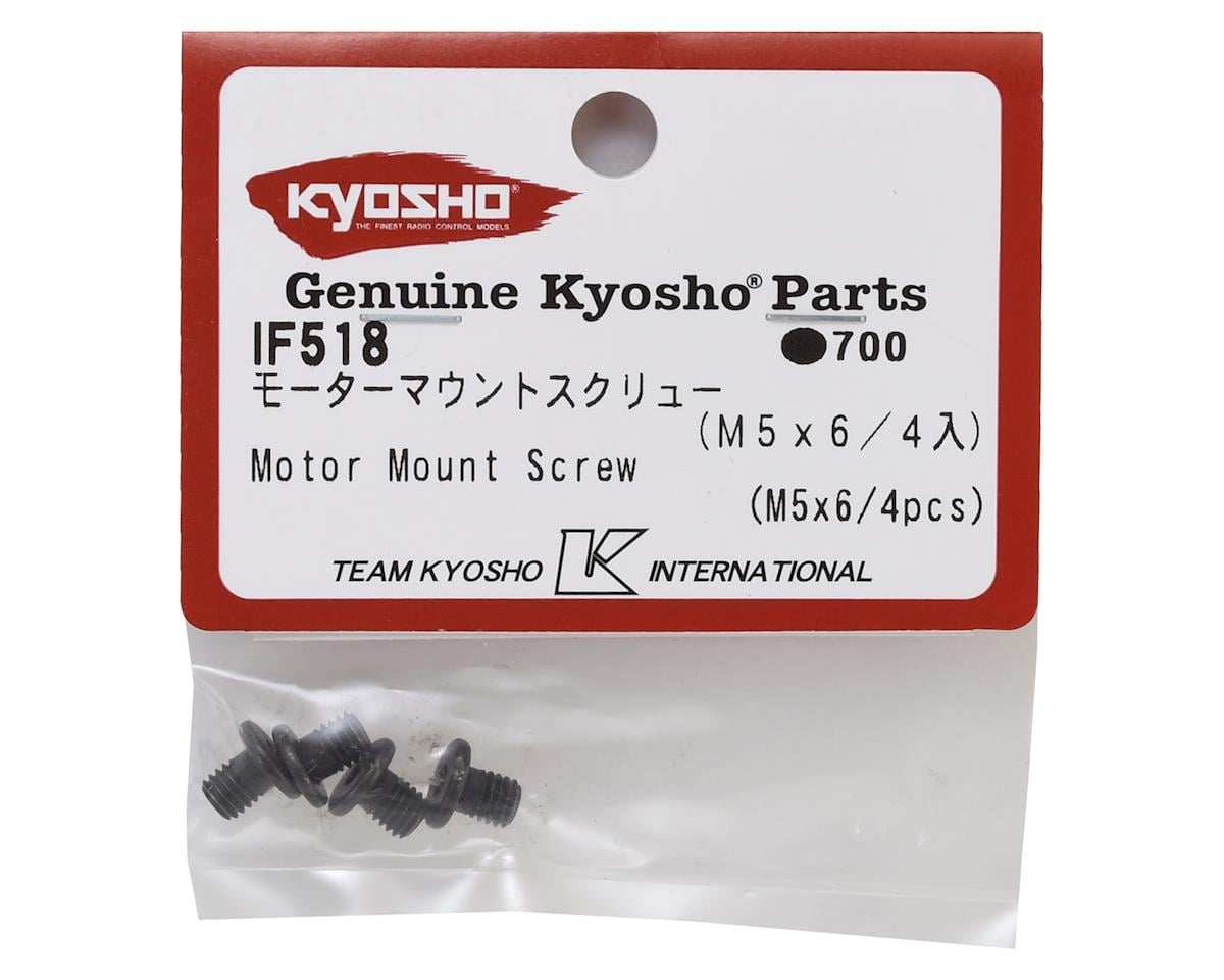 Kyosho 5x6mm Motor Mount Screws (4)