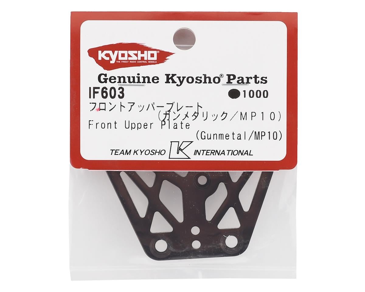 Kyosho MP10 Aluminum Front Upper Plate (Gunmetal)
