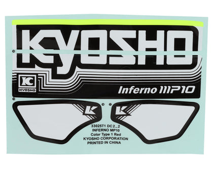 Kyosho MP10 ReadySet Inferno Pre-Painted Nitro Buggy Body (Red)