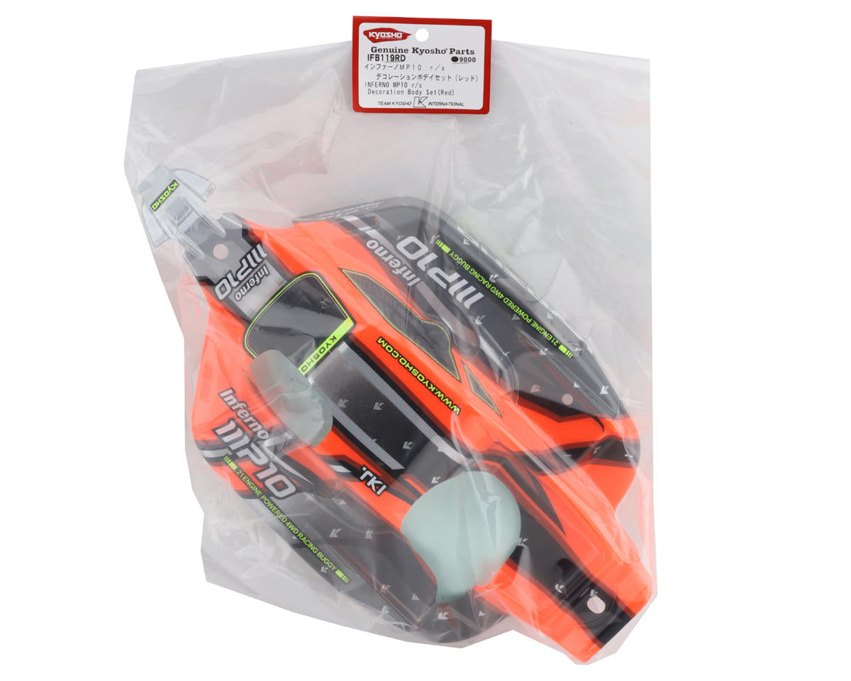 Kyosho MP10 ReadySet Inferno Pre-Painted Nitro Buggy Body (Red)
