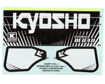 Kyosho Inferno NEO 4.0 T2 Pre-Painted Nitro Buggy Body (Green)