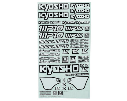 Kyosho MP10 Decal Sheet