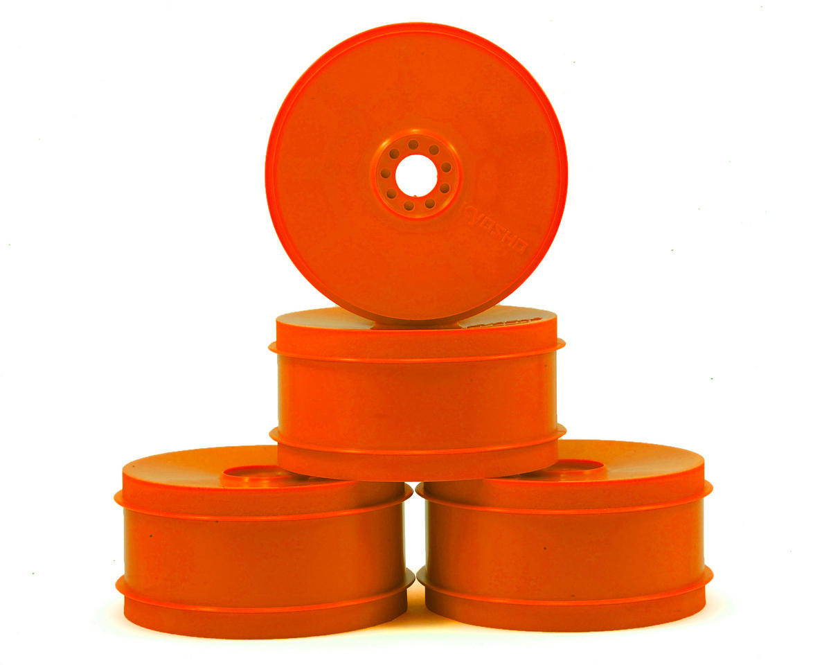 Kyosho MP9 TKI4 1/8 Off Road Dish Wheels (Orange) (4)