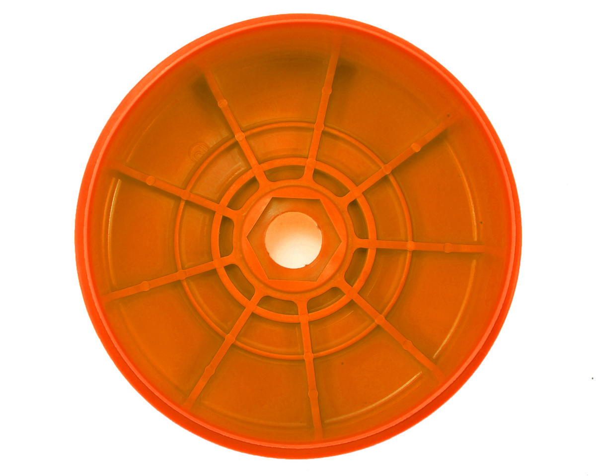 Kyosho MP9 TKI4 1/8 Off Road Dish Wheels (Orange) (4)