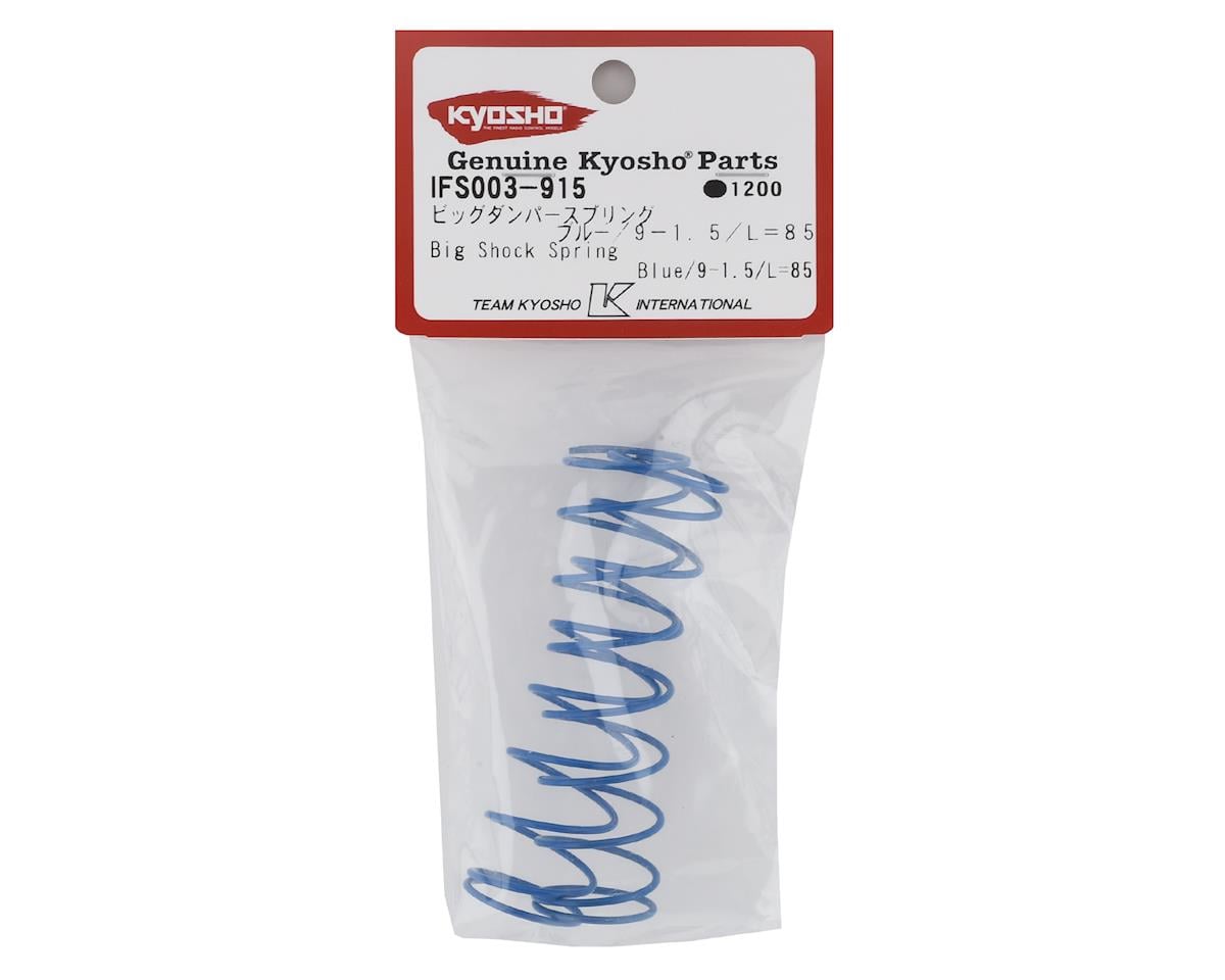 Kyosho 85mm Big Bore Rear Shock Spring (Blue) (2) (9-1.5mm)