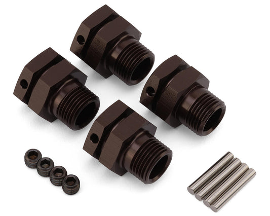 Kyosho Inferno NEO ST 17mm Aluminum Hex Wheel Hub Adaptors (Gunmetal) (4)