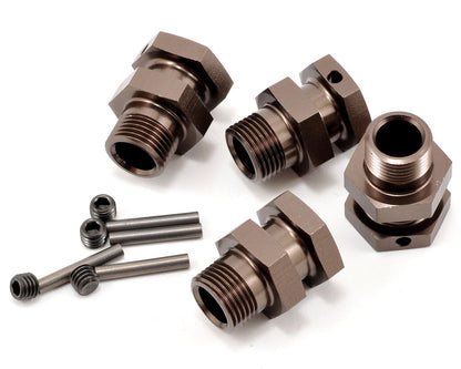 Kyosho 14mm Extended Wheel Hub Set (Gunmetal) (4)