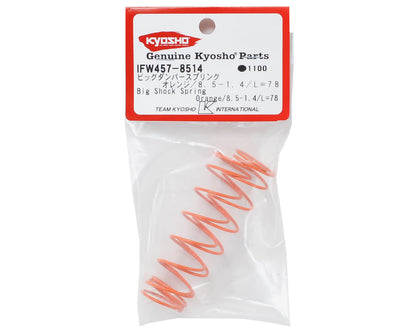 Kyosho 78mm Big Bore Shock Spring (Orange) (2)