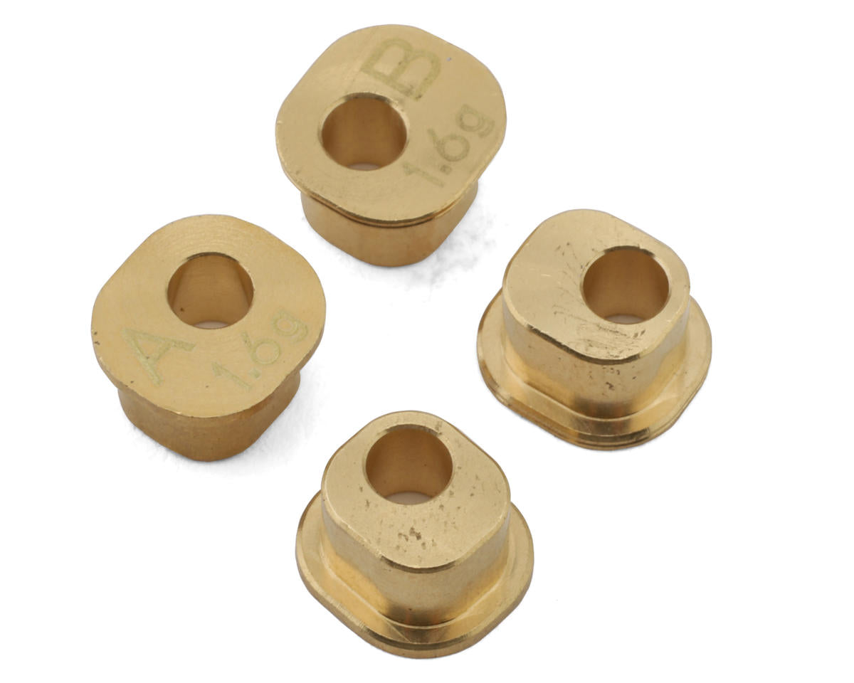 Kyosho MP10 Brass Rear Hub Carrier Bushing Inserts (4) (1.6g)