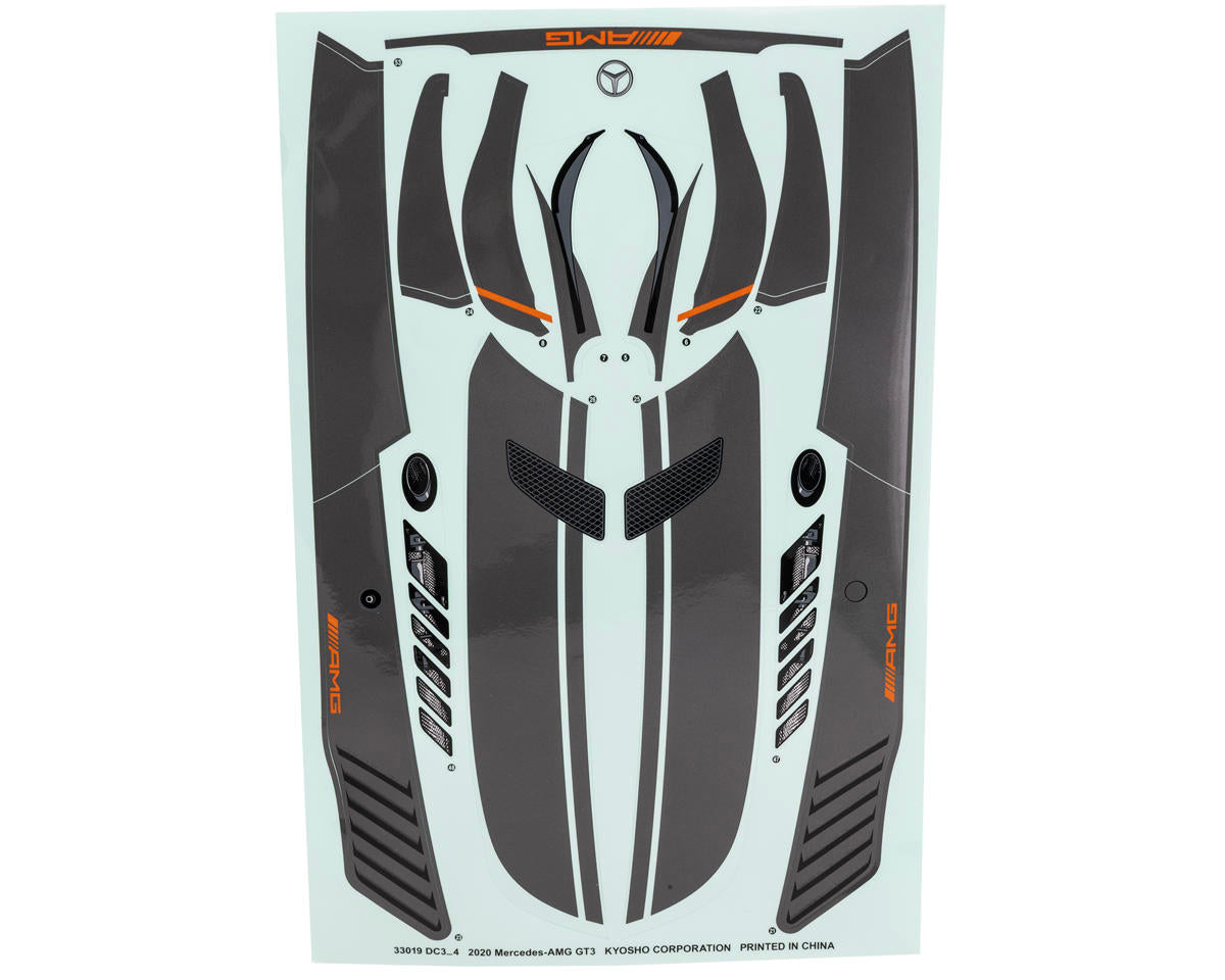 Kyosho Inferno GT2 2020 Mercedes AMG GT3 TC Body Set (Clear)